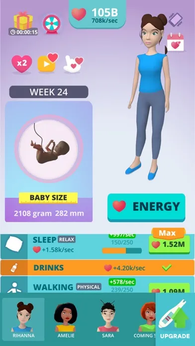 Baby & Mom Idle Life Simulator スクリーンショット