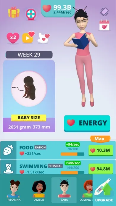 Baby & Mom Idle Life Simulator スクリーンショット