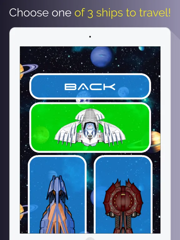 Ảnh chụp màn hình của First Space Traveler iPad 
