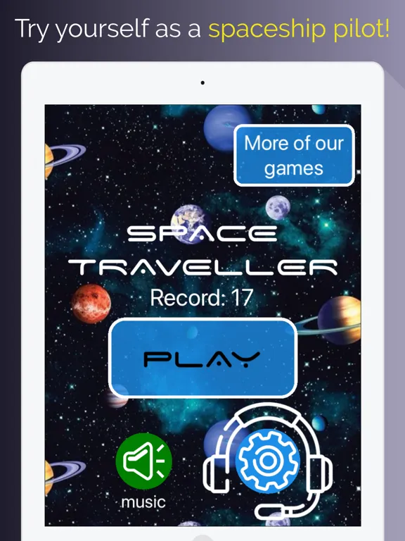 Ảnh chụp màn hình của First Space Traveler iPad 