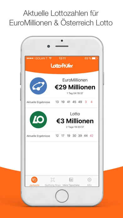 Lotto-Prüfer - Österreich Lotto und Euromillionen স্ক্রিনশট