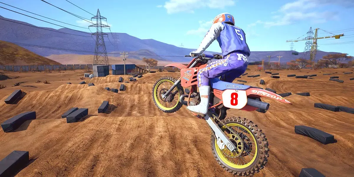 Tangkapan skrin Dirt MX Bikes KTM Motocross 3D