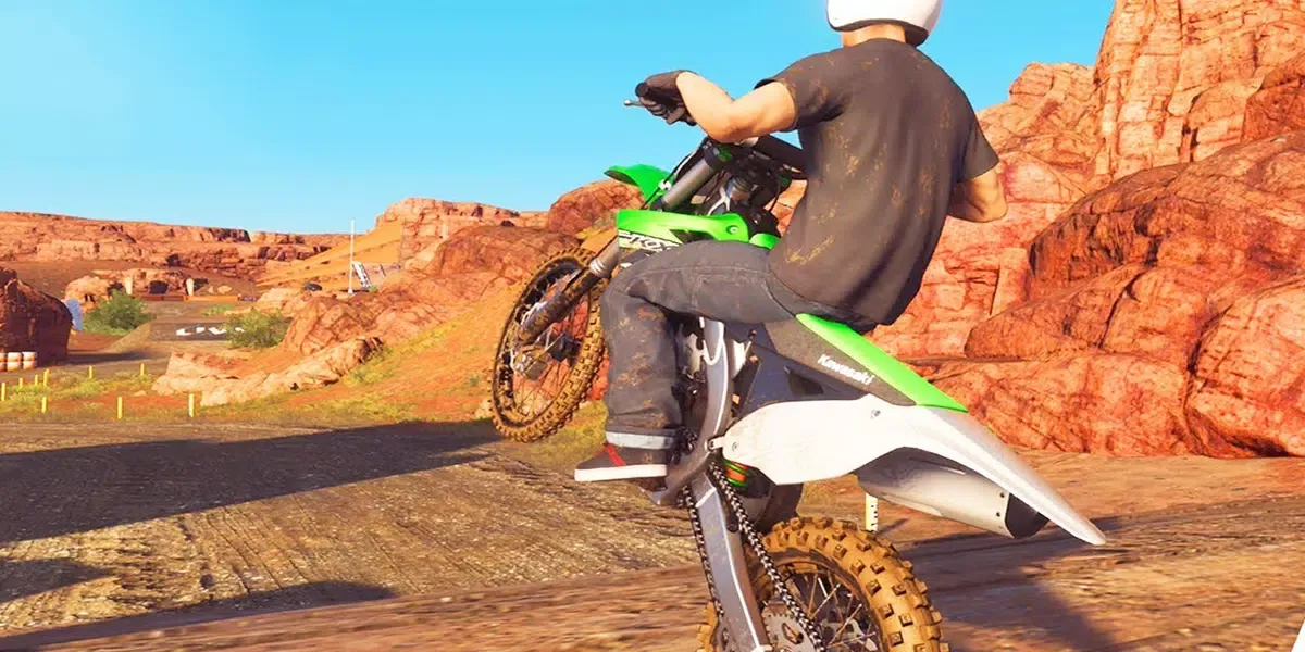 Tangkapan skrin Dirt MX Bikes KTM Motocross 3D