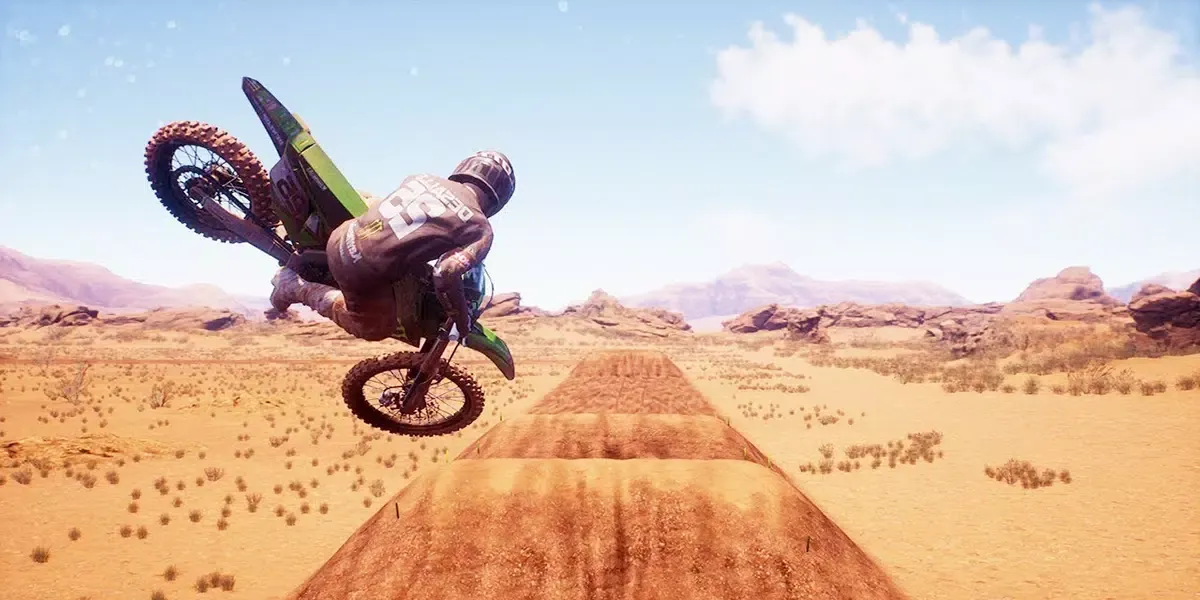 Tangkapan skrin Dirt MX Bikes KTM Motocross 3D