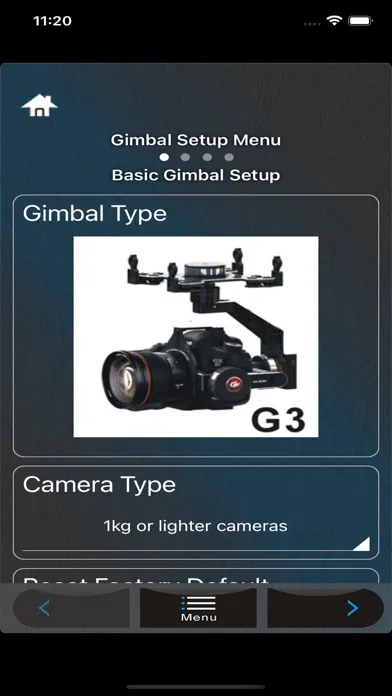 Gimbal System Screenshots