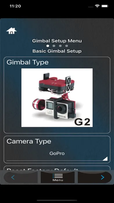 Gimbal System Screenshots