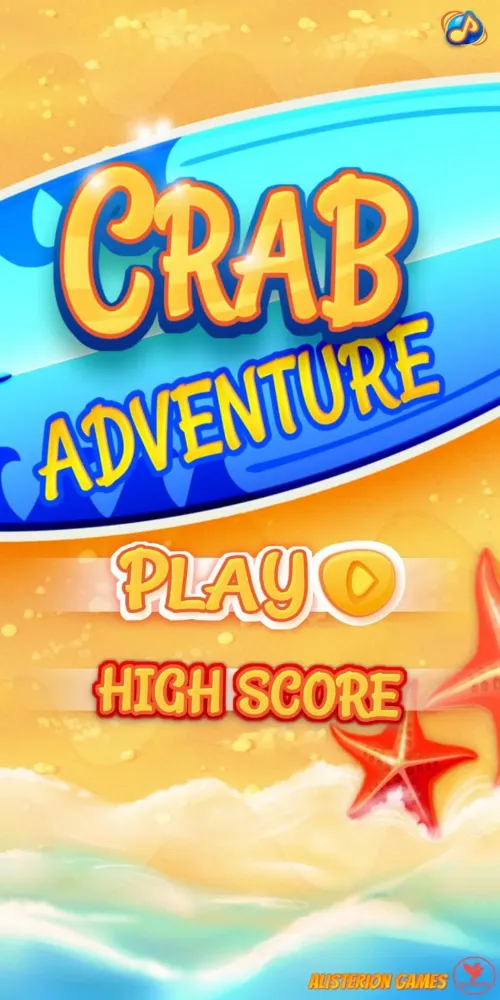 Capturas de tela do Crab Adventure