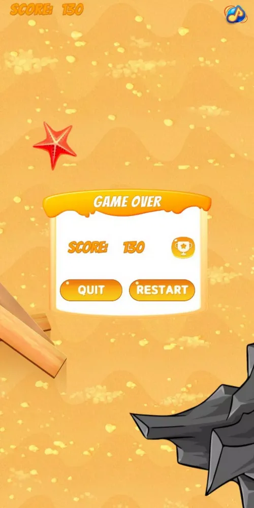 Capturas de tela do Crab Adventure