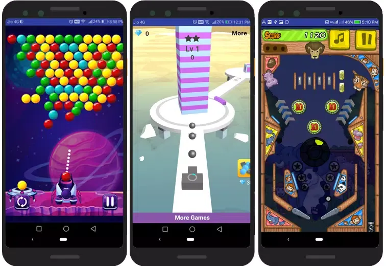 Play 50 games :All in One app Screenshots