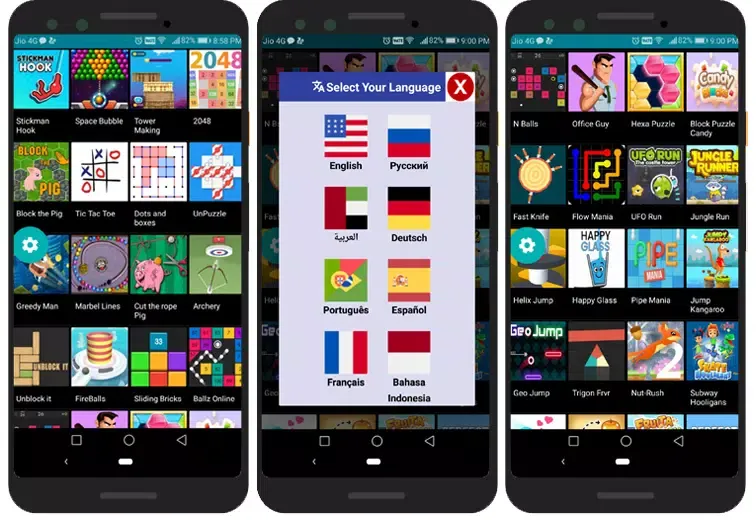 Play 50 games :All in One app Screenshots