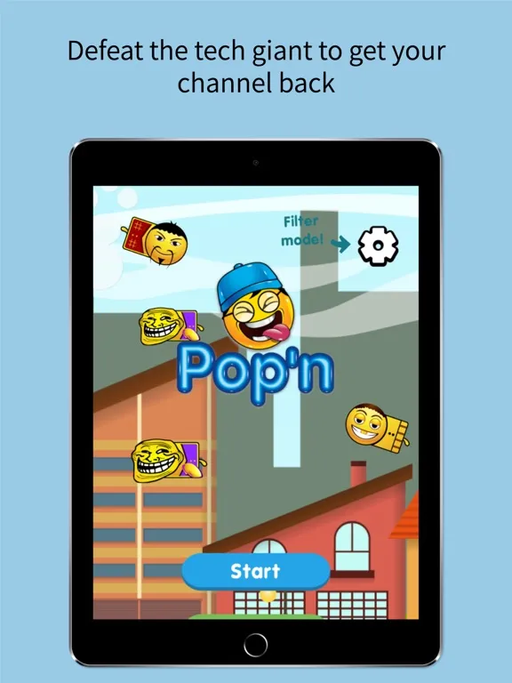 Ảnh chụp màn hình của Popn: Defeat Internet trolls iPad 