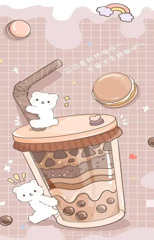 Скриншоты Wallpaper Boba Cute HD