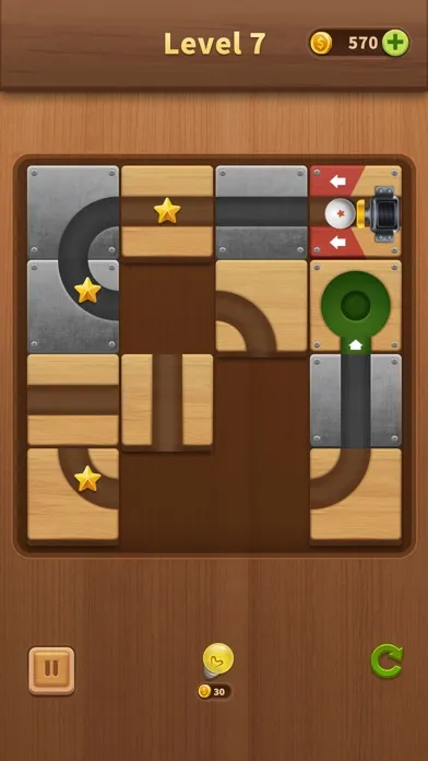 Captures d'écran de Wood Puzzledom Collection game