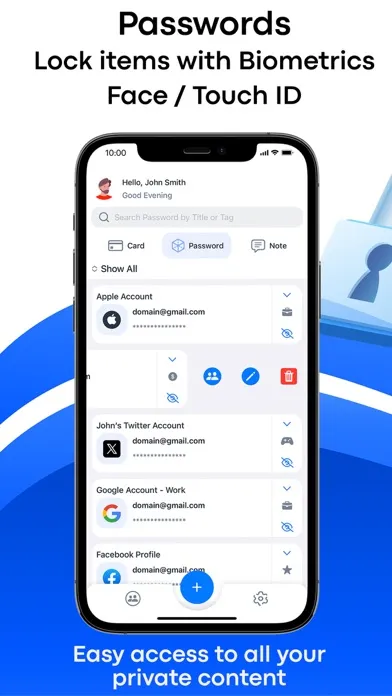 PassKeys Pro: Password Manager Screenshots