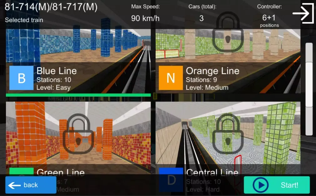 AG Subway Simulator Mobile Screenshots