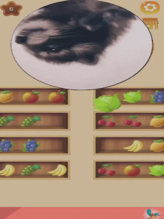 Ảnh chụp màn hình của Fruit Dragger iPad 