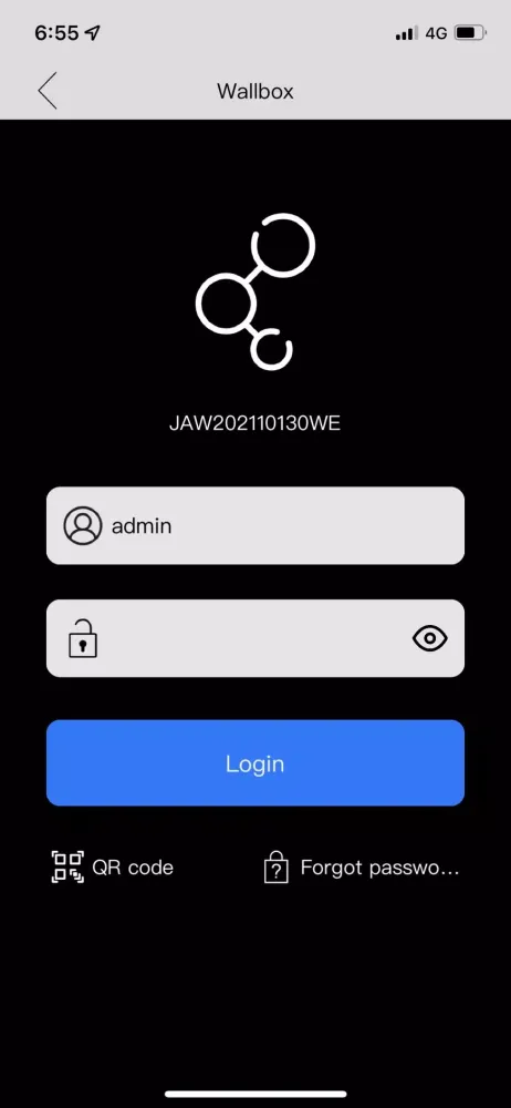 Скриншоты Wallbox Service App