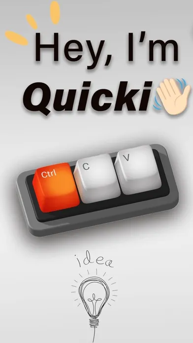 Quicki Fast Clipboard Keyboard 스크린샷
