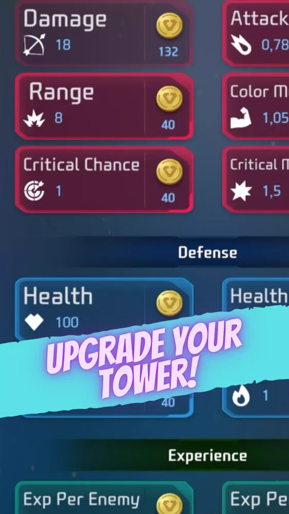 Idle Space Tower Defense! Screenshots