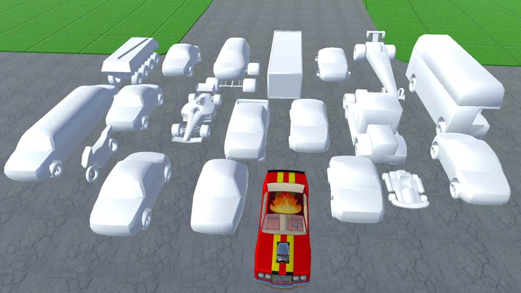 Capturas de tela do Random Car Physics