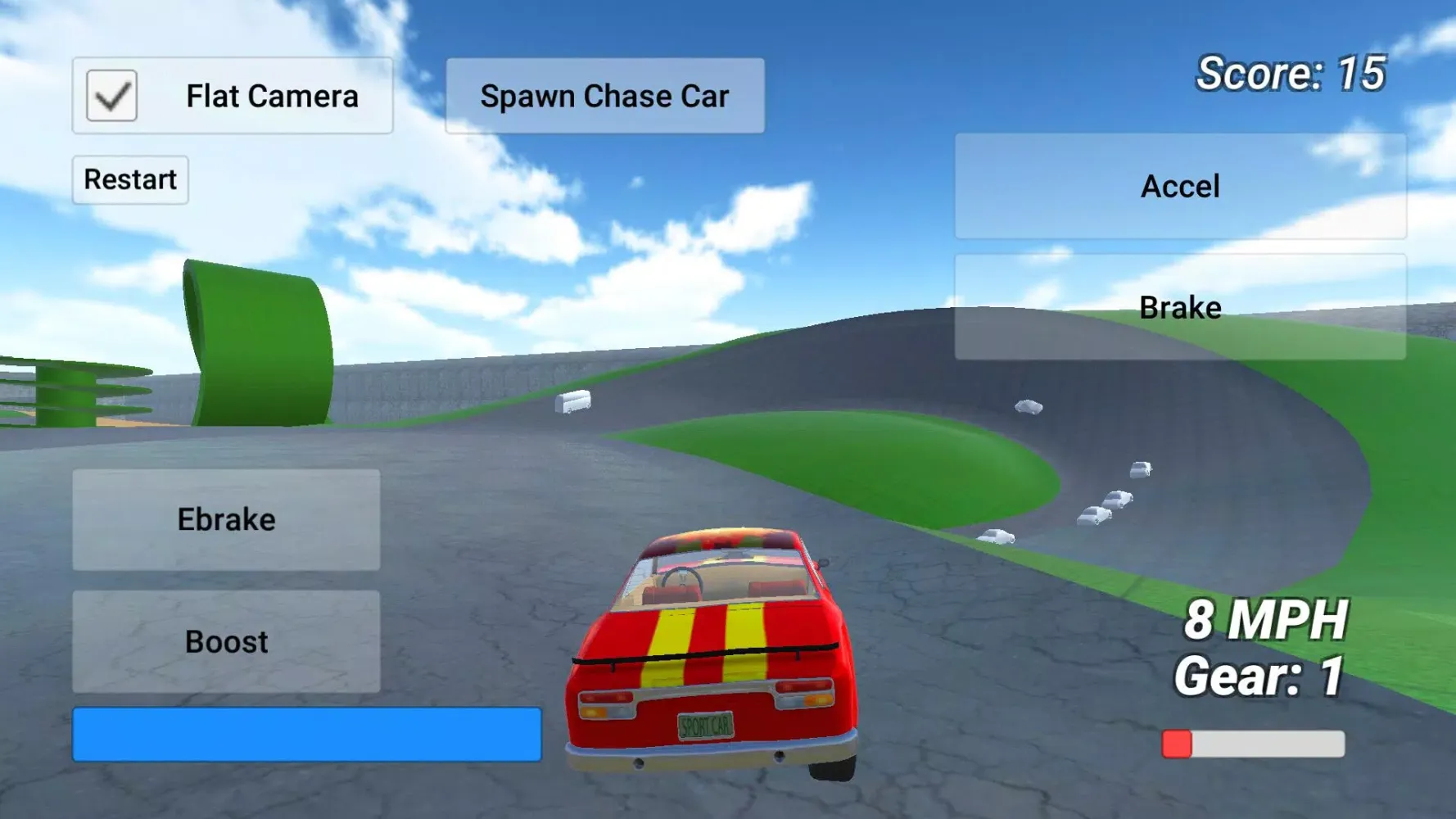 Capturas de tela do Random Car Physics