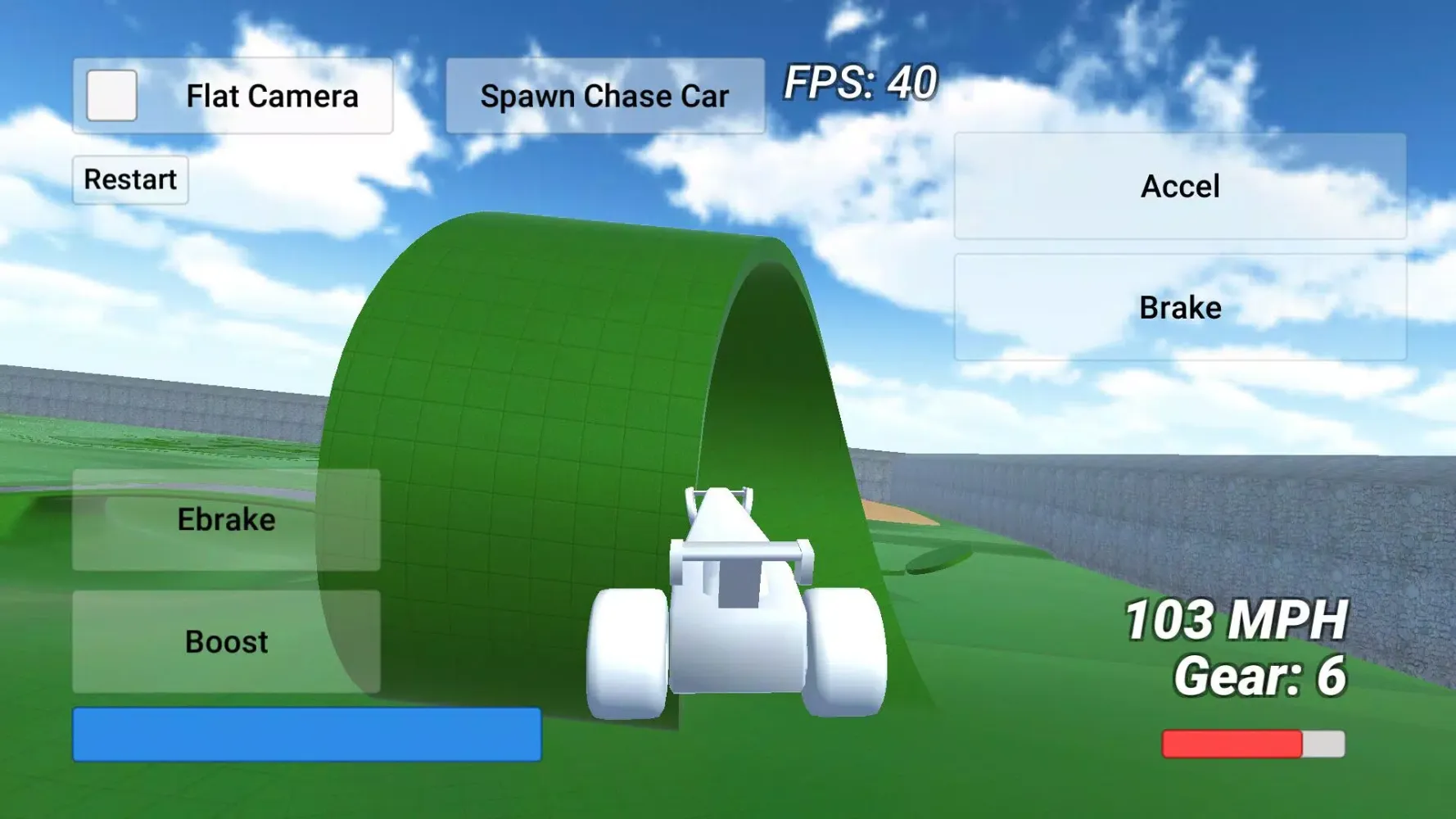 Capturas de tela do Random Car Physics
