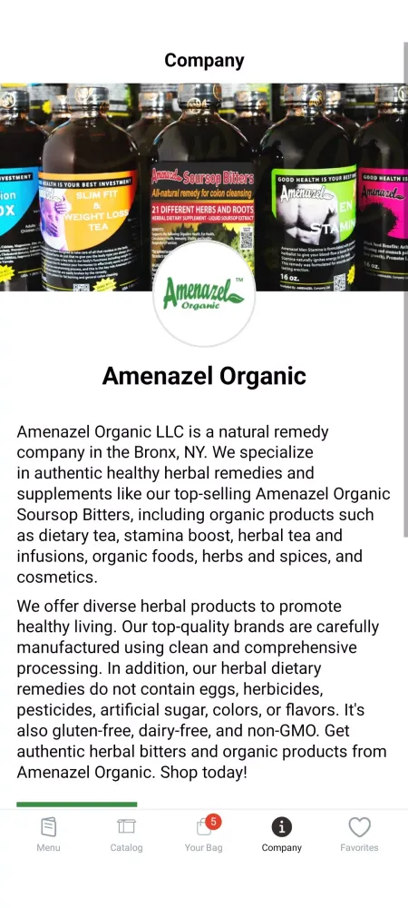Amenazel Organic Screenshots