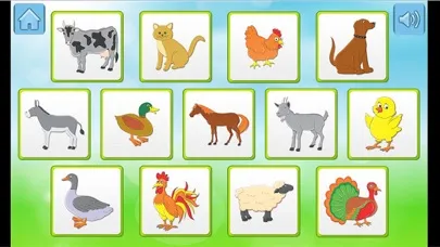Capturas de tela do Animals-Kids Learning Memory