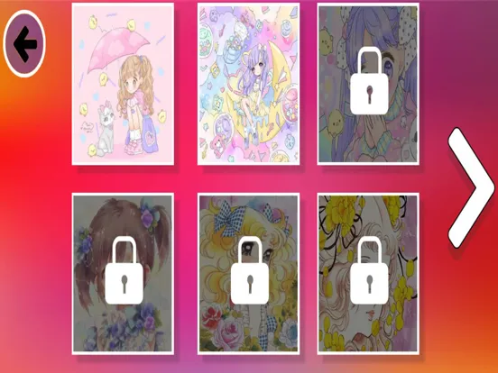 Anime Cartoon Puzzles Girls iPad  স্ক্রিনশট
