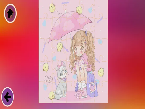 Anime Cartoon Puzzles Girls iPad  স্ক্রিনশট