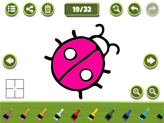 Ảnh chụp màn hình của Insect Creative Coloring iPad 