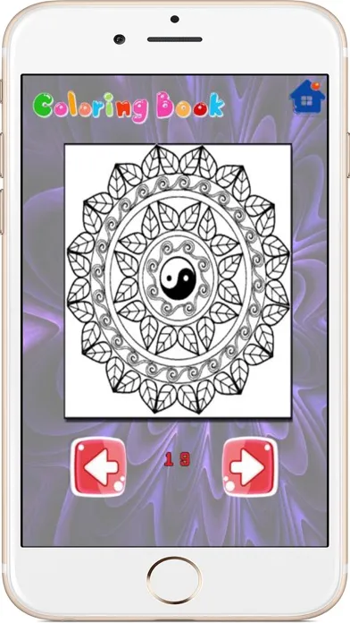 Mandala Fantasy Coloring For Adults-free スクリーンショット