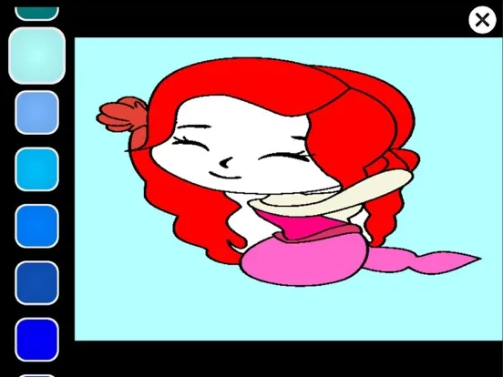 Zrzuty ekranu Mermaid Creative Coloring Book iPad 
