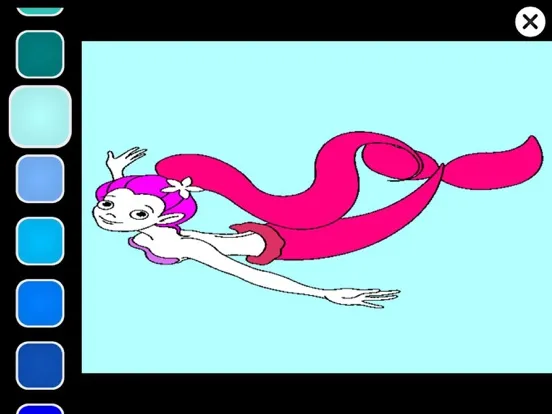 Zrzuty ekranu Mermaid Creative Coloring Book iPad 