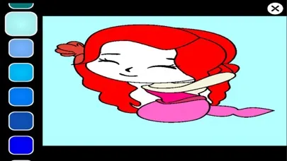 Zrzuty ekranu Mermaid Creative Coloring Book
