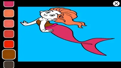 Zrzuty ekranu Mermaid Creative Coloring Book
