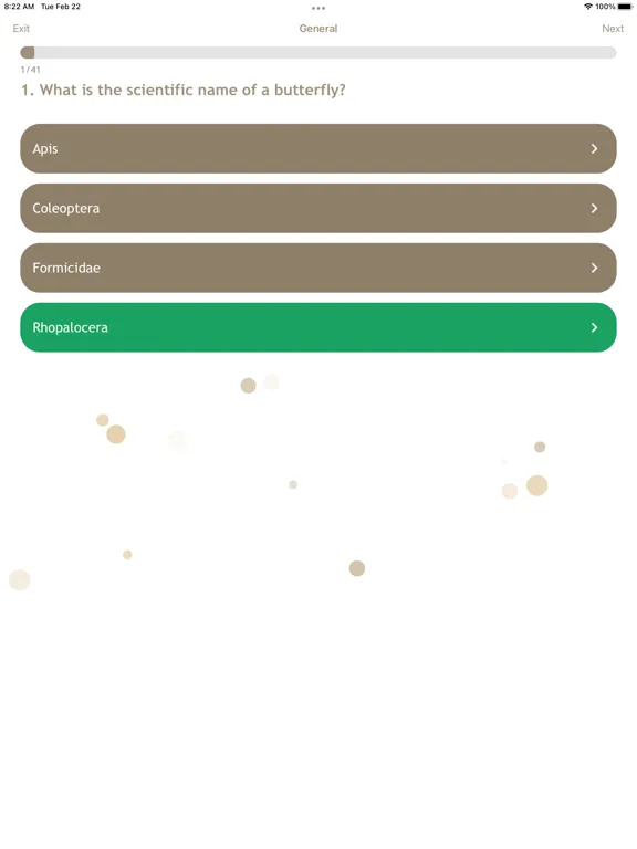 Simple Quiz iPad 应用截图