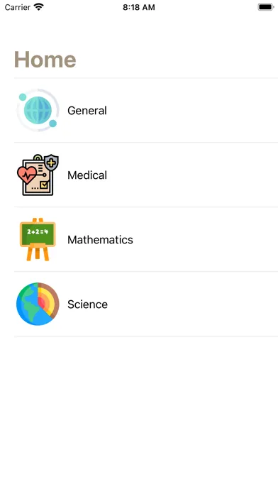 Simple Quiz应用截图
