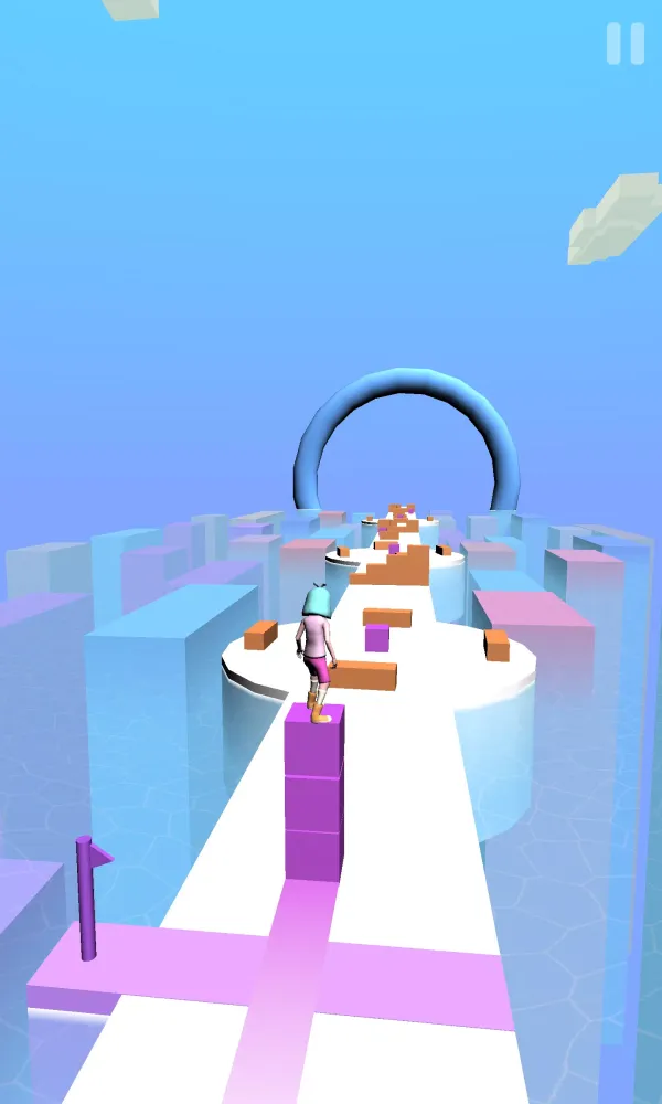 Surfer Boy On Cube 3D Screenshots