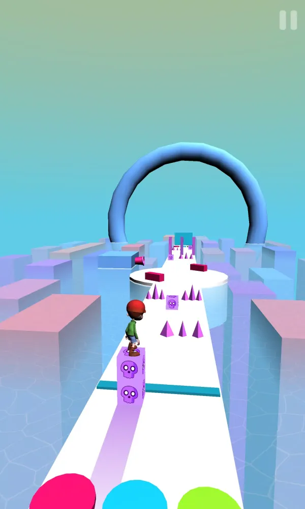 Surfer Boy On Cube 3D Screenshots