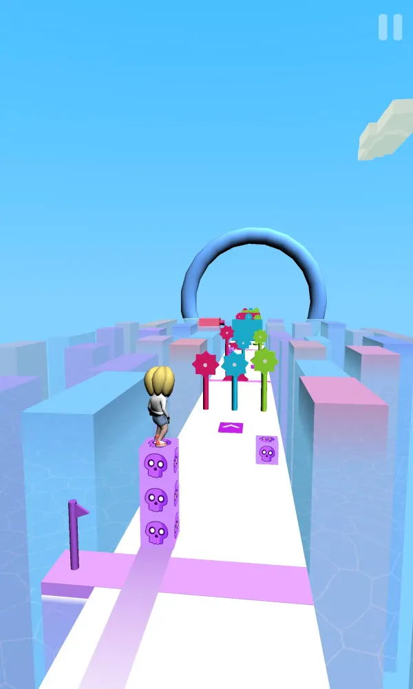 Surfer Boy On Cube 3D Screenshots