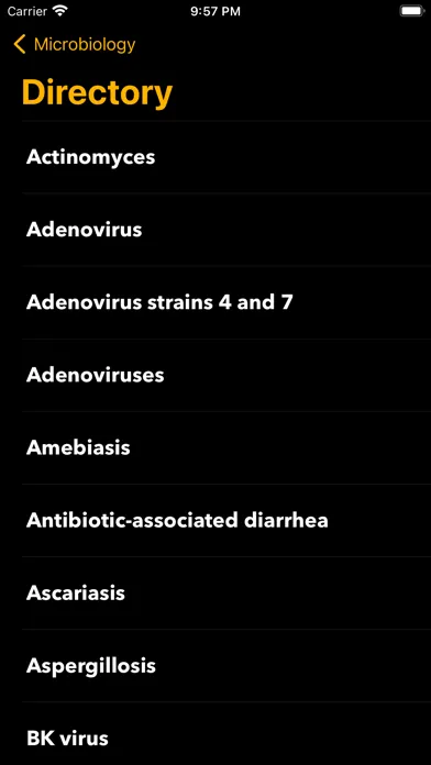 Flashcard Microbiology سکرین شاٹس