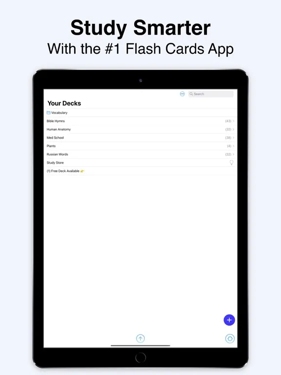 Flash Cards Flashcards Maker iPad  Screenshots