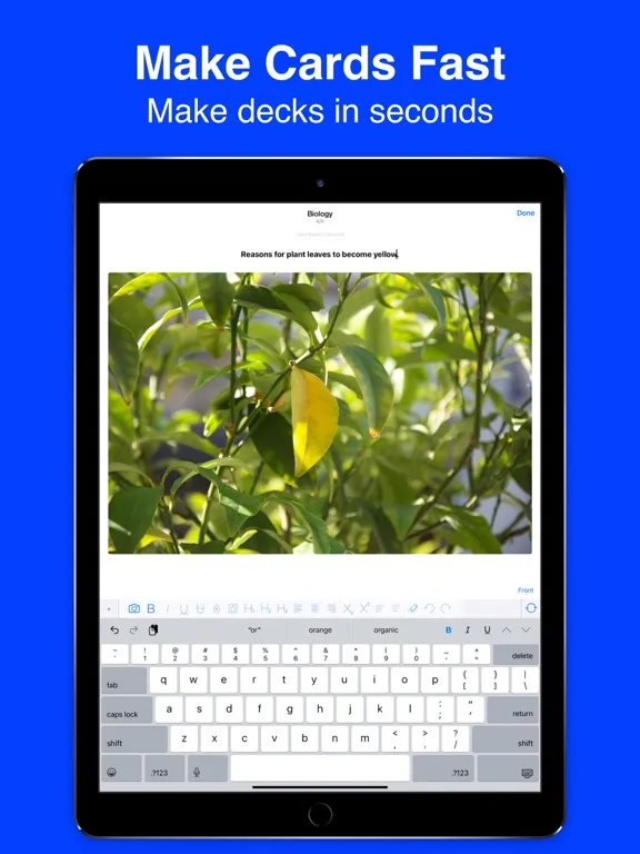 Flash Cards Flashcards Maker iPad  Screenshots
