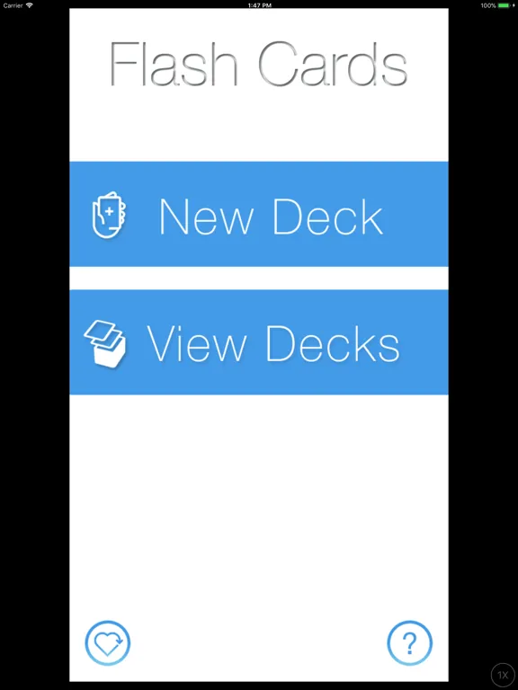 Flash Cards Pro Flashcards iPad  Screenshots