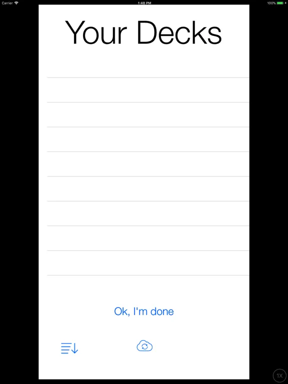 Flash Cards Pro Flashcards iPad  Screenshots