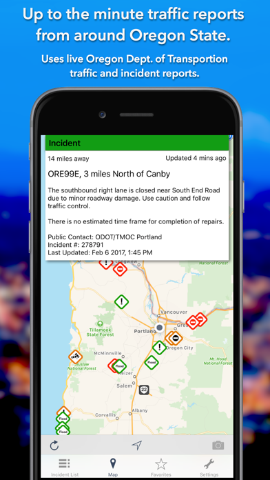 Zrzuty ekranu Oregon Roads Traffic