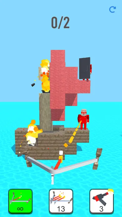 Скриншоты Burn it Down! 3D Pixel Game