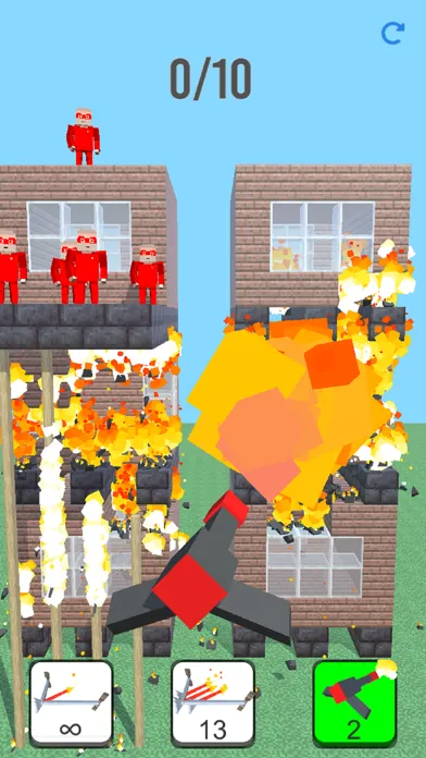 Скриншоты Burn it Down! 3D Pixel Game
