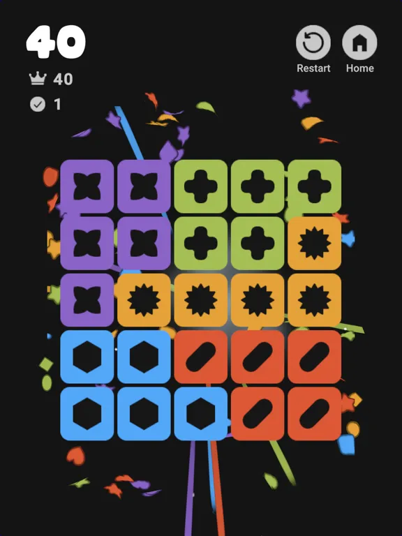 Ảnh chụp màn hình của Rubix Kluster iPad 